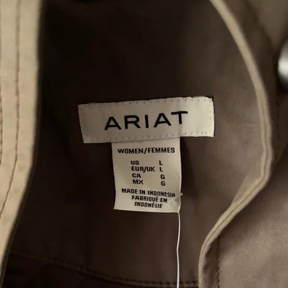 Ariat women’s Olive Hooded Field Jacket - Picture 3 of 5